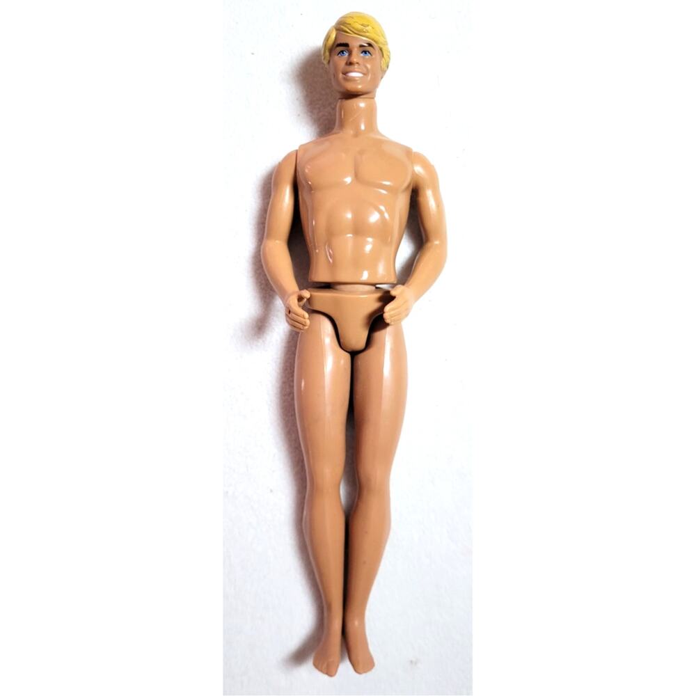 Vtg 1968 Body Mattel Ken Doll Hong Kong Body No Head Markings Bend Leg As-Is